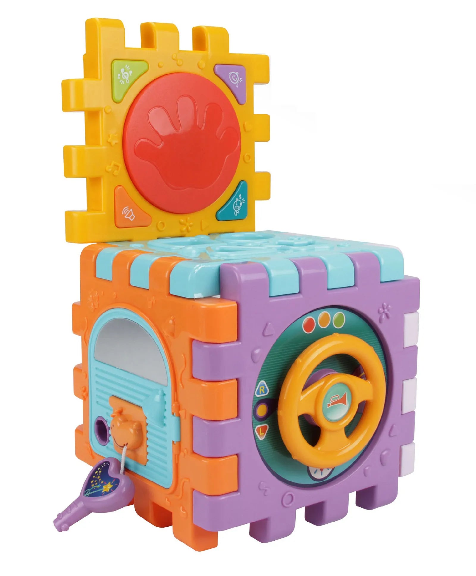 6 in 1 Educational Shape Sorter Activity Cube for Early Learning Play Product View