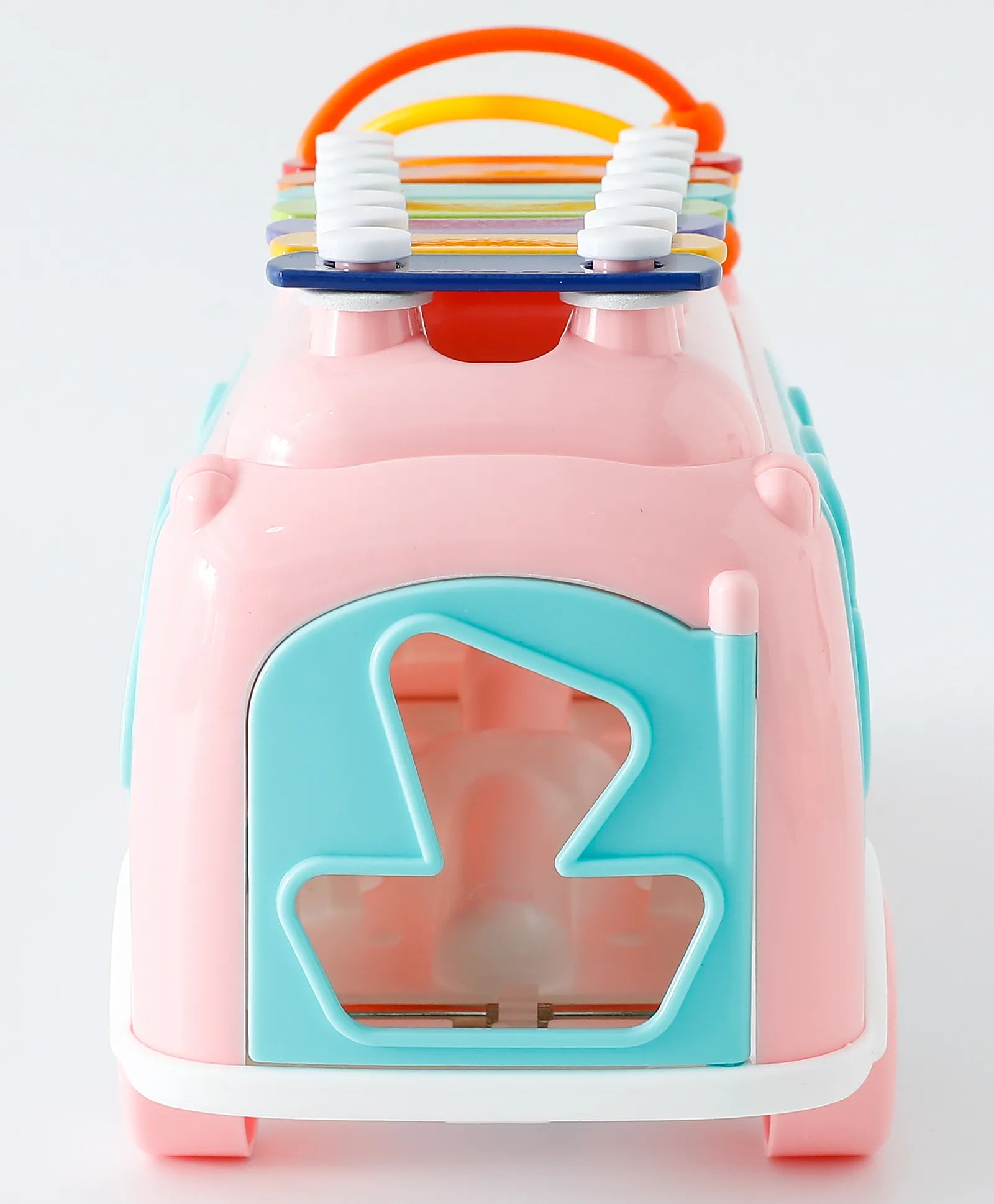 Musical Shape Matching Bus for Early Learning and Music Activity Back Side View