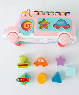 Musical Shape Matching Bus for Early Learning and Music Activity Full Product View