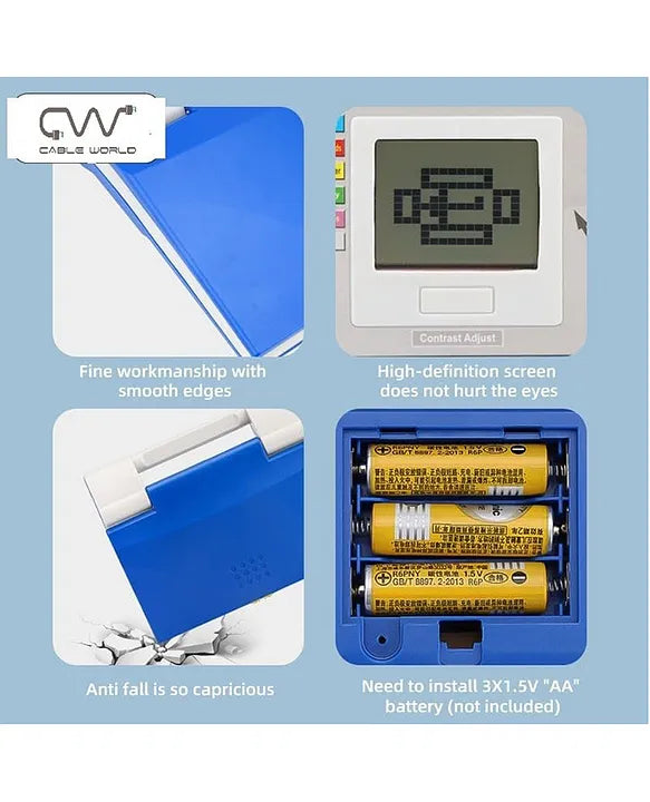 Smart learning laptop toy showing screen battery slot edges and build quality for kids study play