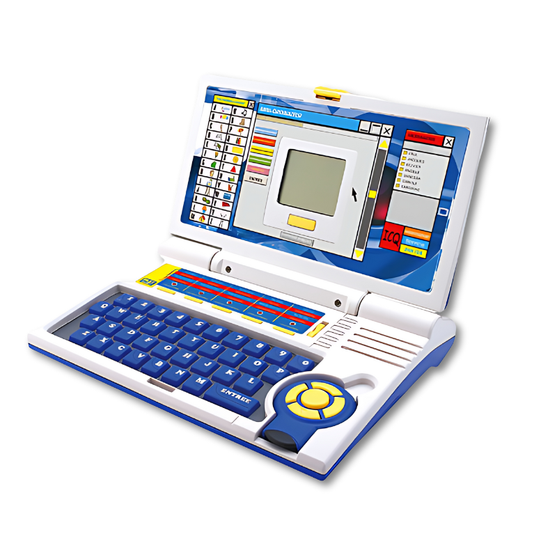Smart Learning Laptop Designed for Early Study and Play Time Front View