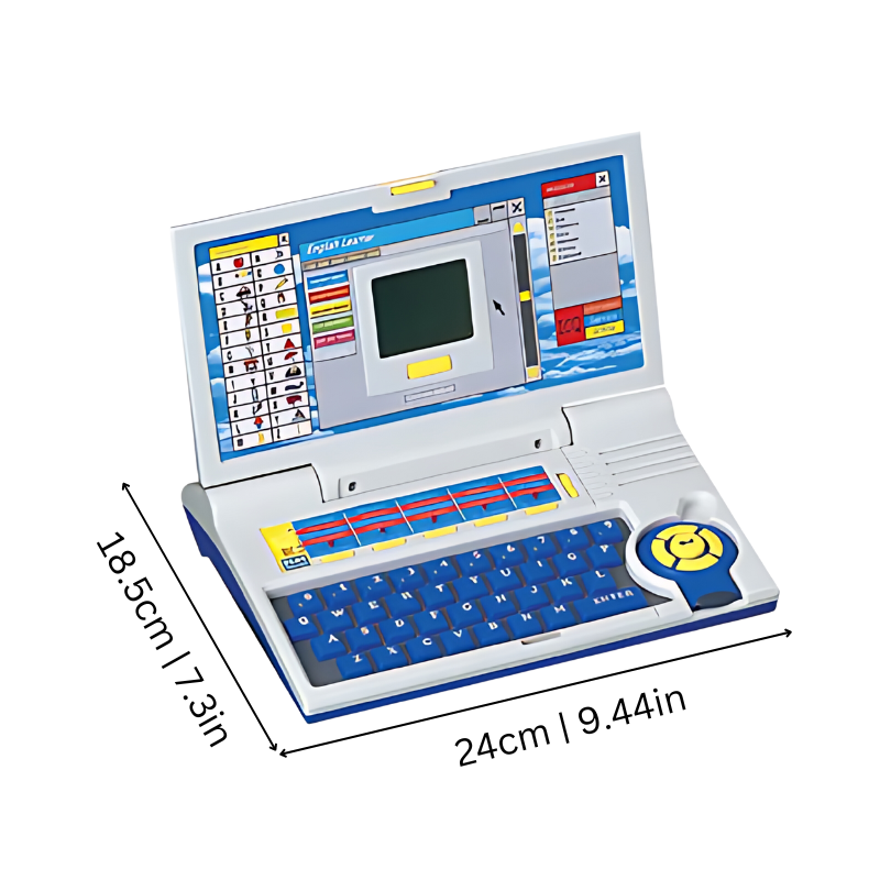 Smart Learning Laptop Designed for Early Study and Play Time Size View