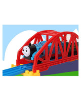 Thomas Train Toy Set with Track Loops and Bridge Ride Bridge View