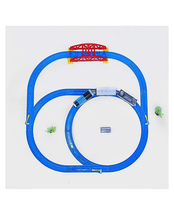 Thomas Train Toy Set with Track Loops and Bridge Ride Full Track View