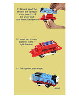 Thomas Train Toy Set with Track Loops and Bridge Ride Instructions Image