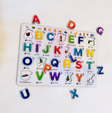 Early Learning Wooden Alphabet Puzzle for Kids