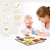 Wooden Sea Animals Puzzle Board for Kids