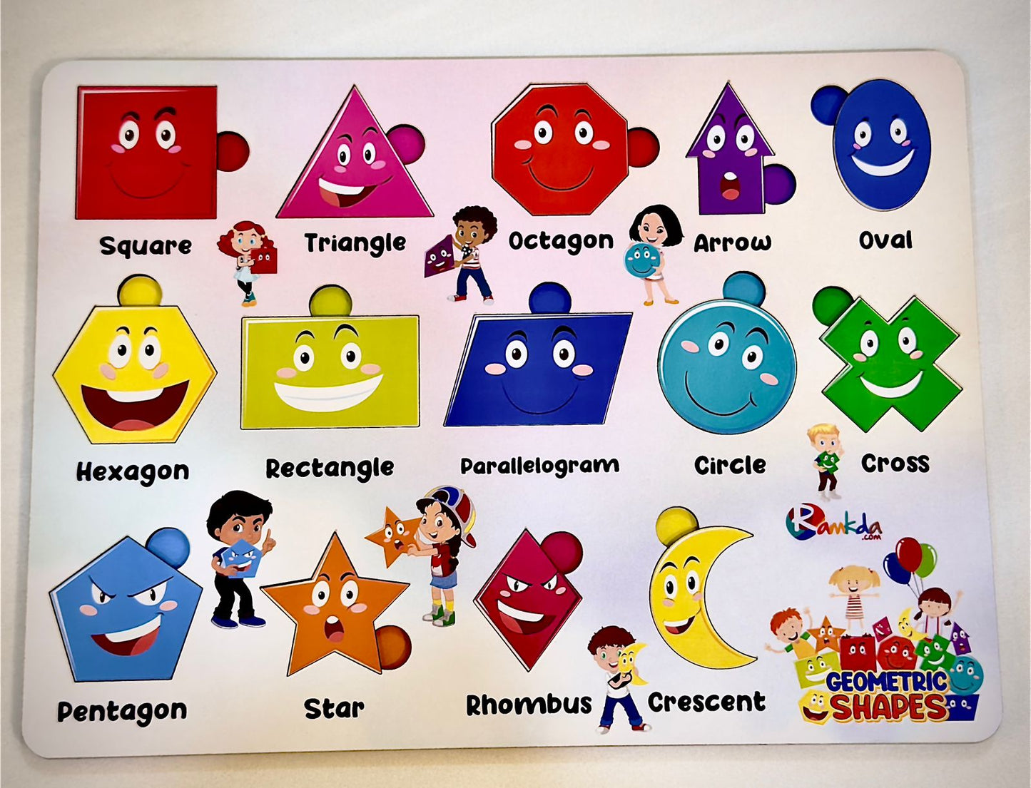 Shapes Wooden Puzzle Board