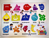 Shapes Wooden Puzzle Board