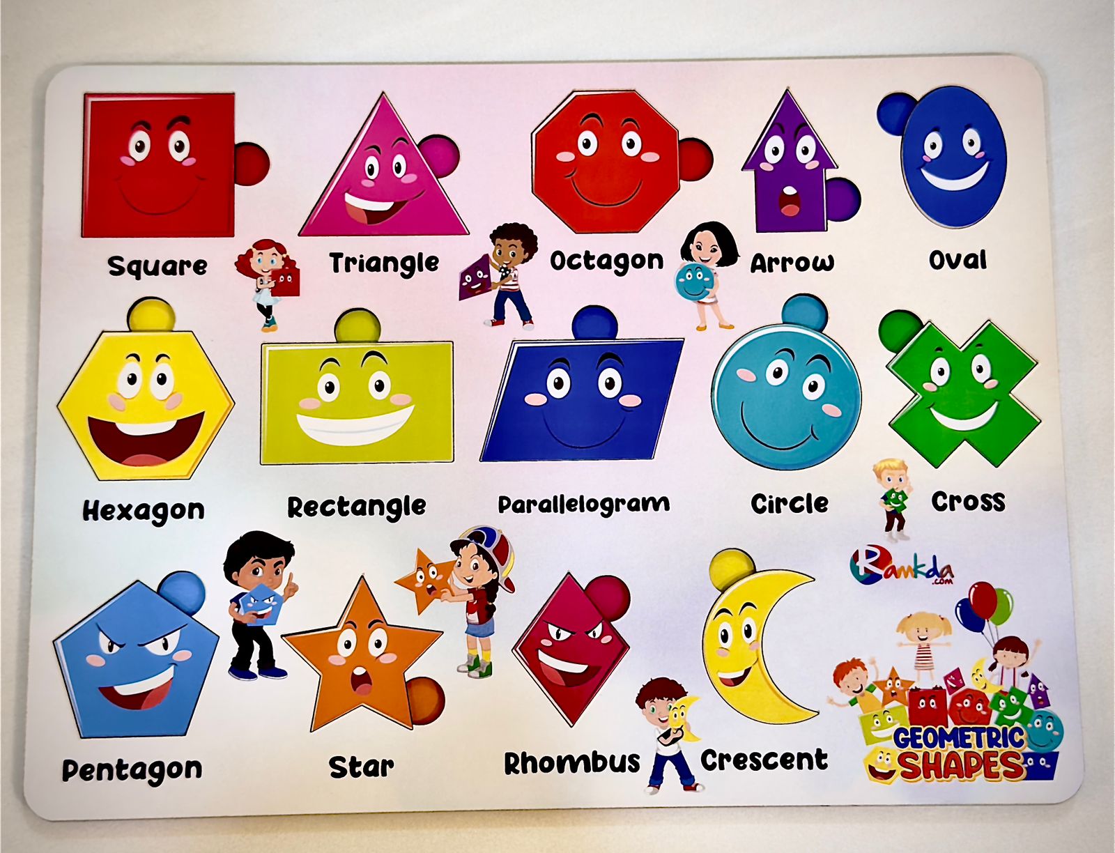 Shapes Wooden Puzzle Board