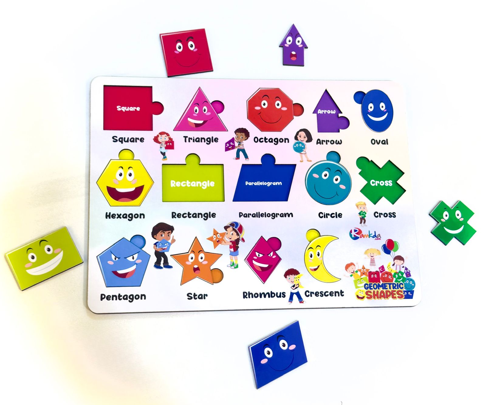 Shapes Wooden Puzzle Board